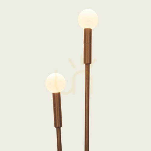 Prüfen LED-Spike-Außenleuchte 1,5 W – 24 V, 3000 K, braunes Aluminium – mattiertes Acryl, IP65, ZAMBELIS