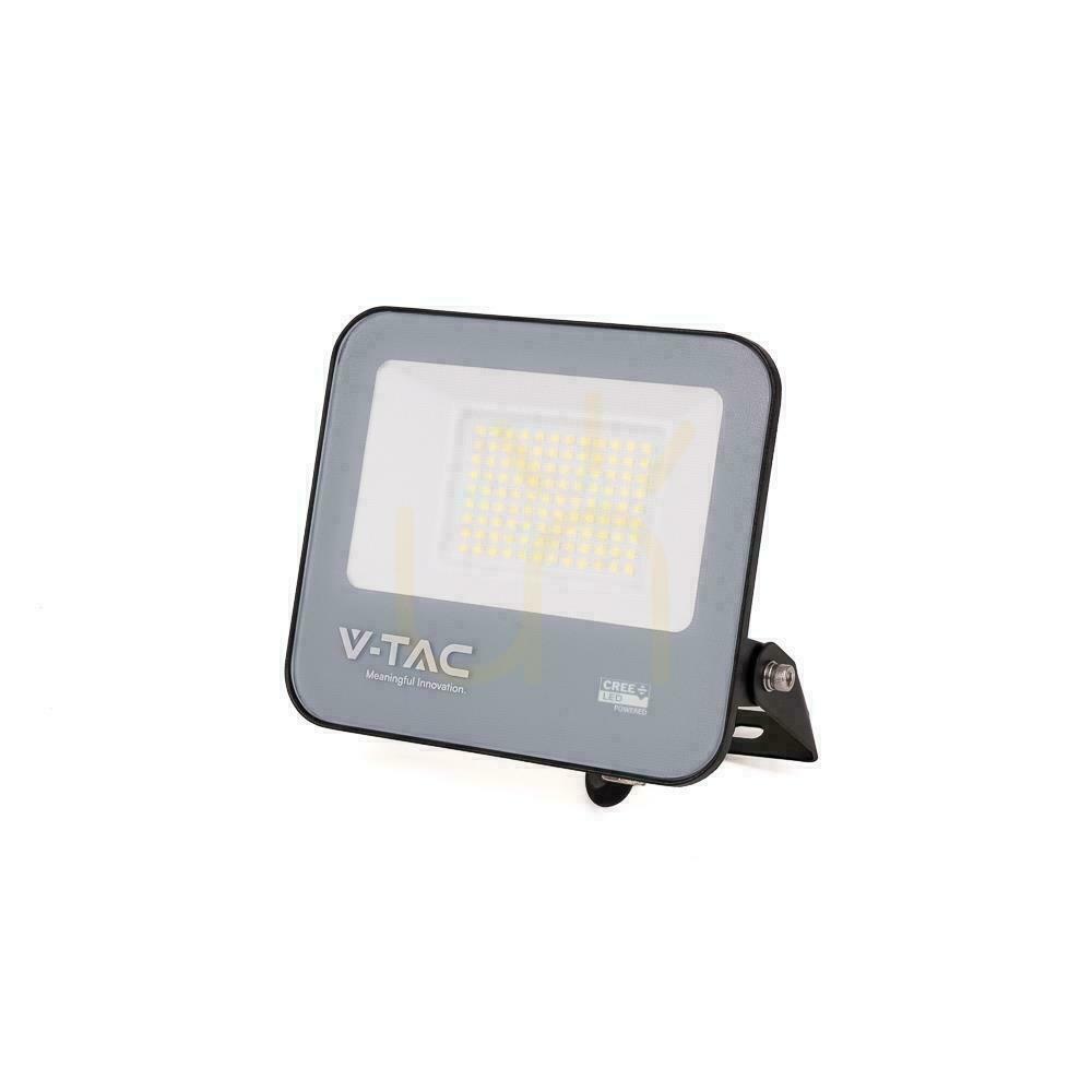 Prüfen V-TAC CREE CHIP 50-W-LED-Flutlichtstrahler, 185 lm/W, schwarz, VT-4456, 6500 K, 9250 lm, 6 Jahre Garantie V-TAC CREE CHIP 50-W-LED-Flutlichtstrahler, 185 lm/W, schwarz, VT-4456, 6500 K, 9250 lm, 6 Jahre Garantie