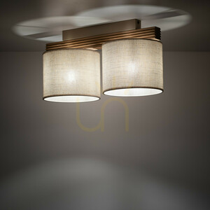 TK-Lighting VIGA SHADE 11769 Deckenleuchte, Kiefer, 2 × E27 small 2
