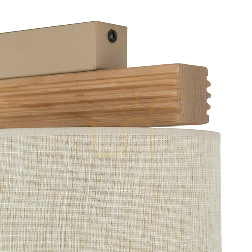 Prüfen TK-Lighting VIGA SHADE 11769 Deckenleuchte, Kiefer, 2 × E27