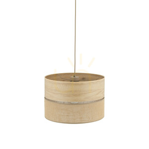 Dorma Wood Juta Pendelleuchte 1 Xe27 small 3