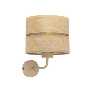 Dorma Wood Juta Wandleuchte 1 Xe27 small 8