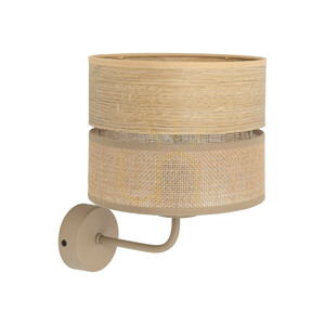 Dorma Wood Juta Wandleuchte 1 Xe27 small 0