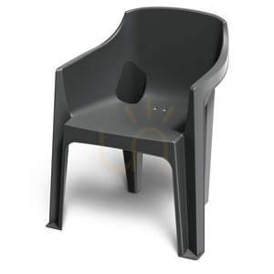 FTUK668 TURINO Gartenstuhl – Achatgrau von FERNE small 3