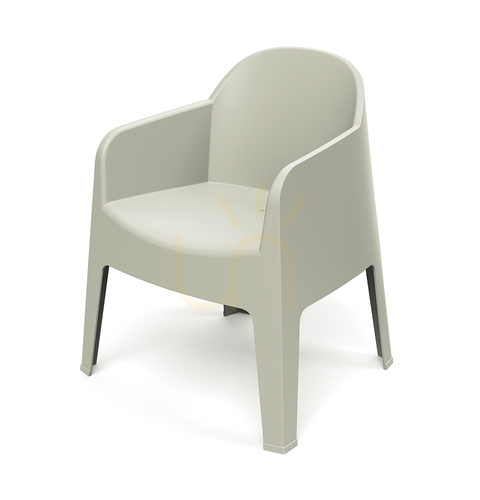 Prüfen Milane FMIK768 Gartenstuhl mit Armlehnen – Beige „Senza“ von FERNE