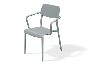 FRIK658 Rimo Gartenstuhl mit Armlehnen – Agate Grey von FERNE small 0
