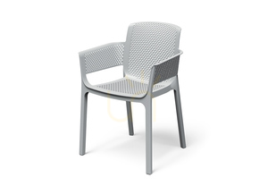 FNEK658 Nexo Gartenstuhl mit Armlehnen – Achatgrau von FERNE small 0