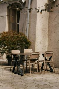 Garten-Couchtisch Rimo FRIS884, achatgrau – FERNE small 3