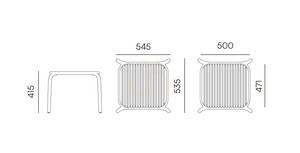 Brene FBRS554 Garten-Beistelltisch – Achatgrau von FERNE 1 Brene FBRS554 Garten-Beistelltisch – Achatgrau von FERNE small 1
