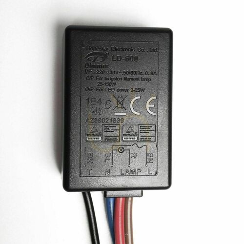 Prüfen Touch-Dimmermodul s.luce Schwarz für Lampen und Leuchten, 230 V, IP20