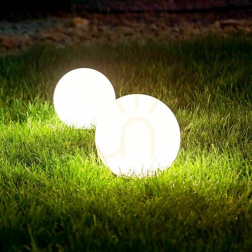 Prüfen Gartenkugel Leuchte s.luce Globe pro weiß Ø 40 cm Kunststoff IP54 E27