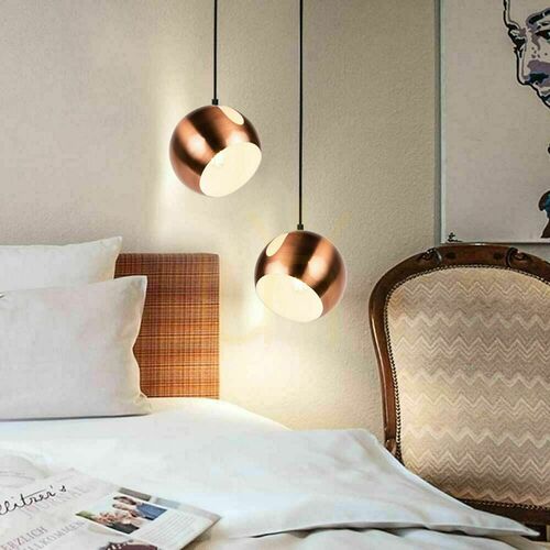 Prüfen Kronleuchter s.luce Ball Schwarz Metall 20 cm Modern Minimalistisch E27 Dimmbar