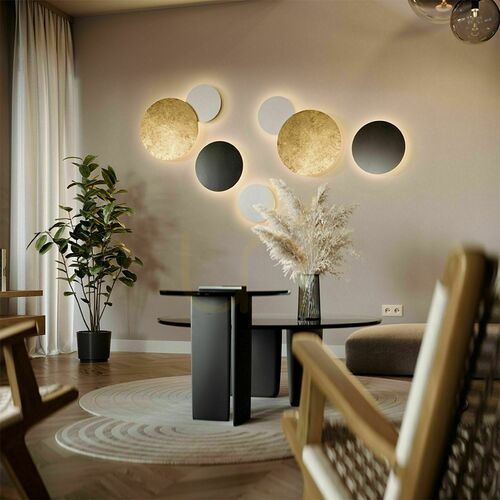 Prüfen Deckenleuchte s.luce Cloud LED silber 60 cm dimmbar rund 3000 K 2300 lm