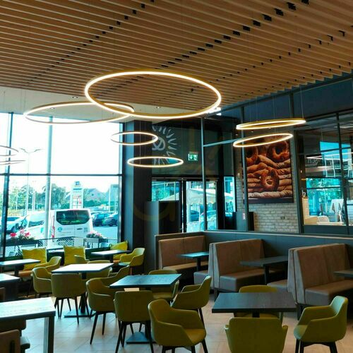 Prüfen Pendelleuchte s.luce Ring LED Gold Ø 120 cm