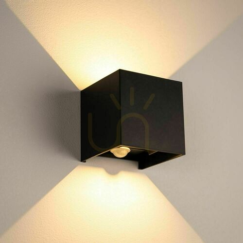 Prüfen Wandleuchte s.luce Ixa LED mit Bewegungsmelder Kupfer 10 cm Metall Modern