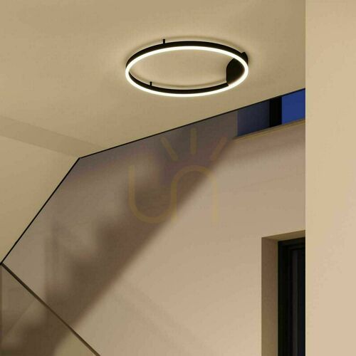 Prüfen Deckenleuchte s.luce Ring LED Weiß Ø80 cm dimmbar warmweiß 3000 K