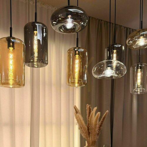 Prüfen Kronleuchter s.luce Cruet XL 8-flammig Glas transparent E27 Wohnzimmer