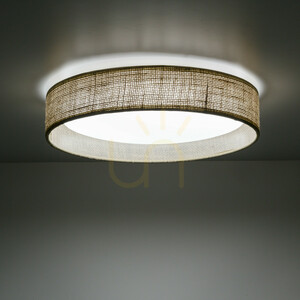 TK-Lighting DEMI JUTA LED-Deckenleuchte, 30 cm, Beige small 1