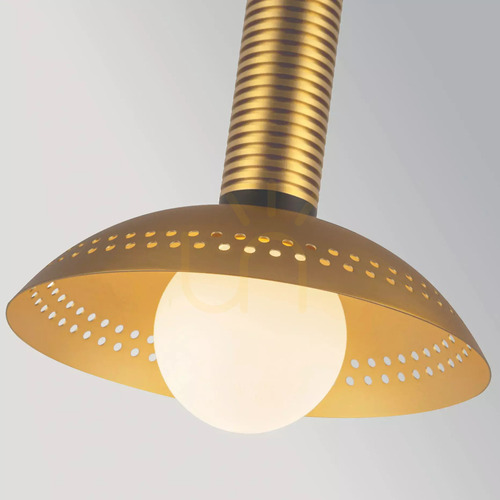 Prüfen Kleine Arden LED-Pendelleuchte – gebürstetes Gold von Elstead