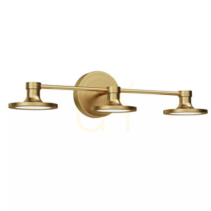 Issa LED-Wandleuchte – 3 Lichtquellen – gebürstetes Gold Elstead small 0