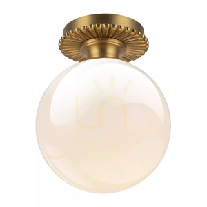 Otis Deckenleuchte – 1 Lichtquelle – gebürstetes Gold Elstead small 0
