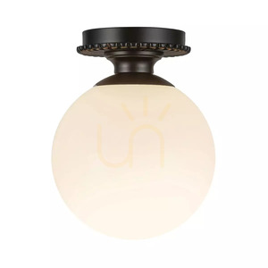 Otis Deckenleuchte – 1 Lichtquelle – Mattschwarz, Elstead small 1