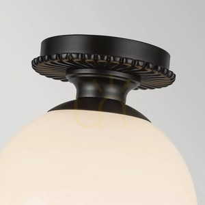 Otis Deckenleuchte – 1 Lichtquelle – Mattschwarz, Elstead small 2