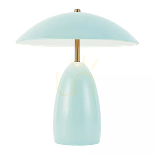 LED-Tischleuchte Poppy Medium - Hellblau Elstead small 1