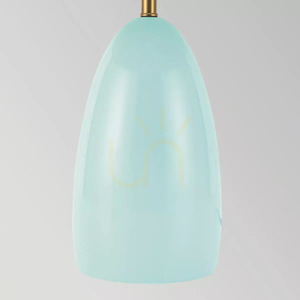 LED-Tischleuchte Poppy Medium - Hellblau Elstead small 2