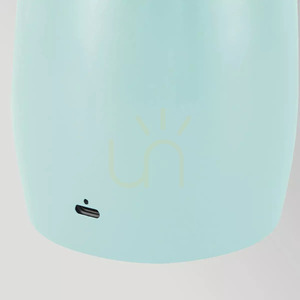 Kleine kabellose LED-Akku-Tischleuchte Poppy - Hellblau Elstead small 3