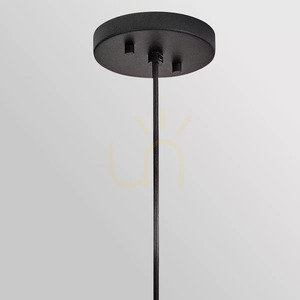 Arlen große Außen-Hängelaterne – 1 Lichtquelle – Schwarz, Rattan Elstead small 4