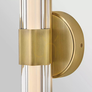 Georgette kleine LED-Wandleuchte – lackiertes Messing, Elstead small 3