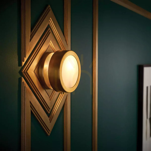 Prüfen Hinkley Mercer kleine Wandleuchte, Heritage Brass, 1×E14 – Elstead Lighting