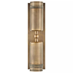 Pratt Up-/Down-Wandstrahler – 2 Lichtquellen – Heritage Brass Elstead small 3