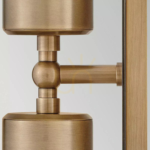Prüfen Pratt Up-/Down-Wandstrahler – 2 Lichtquellen – Heritage Brass Elstead