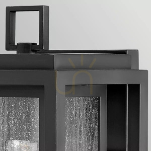Republic Elstead Außenwandleuchte – kleine Laterne, schwarz small 1
