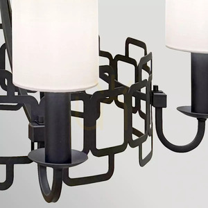 Kronleuchter „Sabina“ – 5 Leuchtmittel – Schwarz, Elstead 1 Kronleuchter „Sabina“ – 5 Leuchtmittel – Schwarz, Elstead small 1