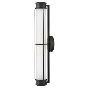 Saylor LED-Wandleuchte mittel - Mattschwarz Elstead small 1