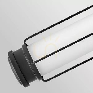 Saylor LED-Wandleuchte mittel - Mattschwarz Elstead small 4