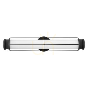 Saylor LED-Wandleuchte mittel - Mattschwarz Elstead small 0