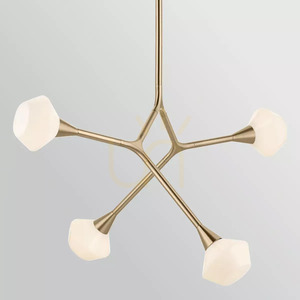 Cassius Pendelleuchte für Kücheninsel – 4 Lichtquellen – Champagne Bronze, Elstead small 4