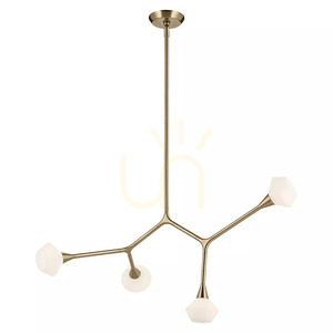Cassius Pendelleuchte für Kücheninsel – 4 Lichtquellen – Champagne Bronze, Elstead small 0