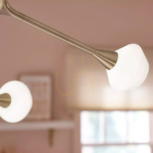 Cassius Pendelleuchte für Kücheninsel – 8 Lichtquellen – Champagne Bronze, Elstead small 6