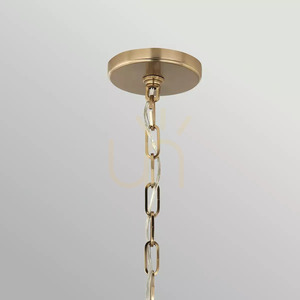 Etcher große Pendelleuchte – 2 Lichtquellen – Schwarz, Elstead Messing small 3