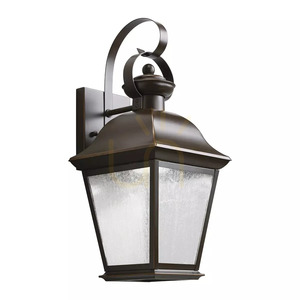 Wandleuchte „Mount Vernon“ (mittelgroß) – 1 Lichtquelle – Olde Bronze, Elstead small 1