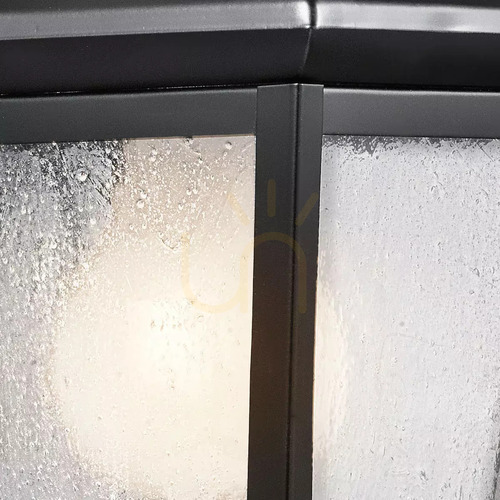 Prüfen Mount Vernon Kleine Wandleuchte – 1 Lichtquelle – Schwarz Elstead