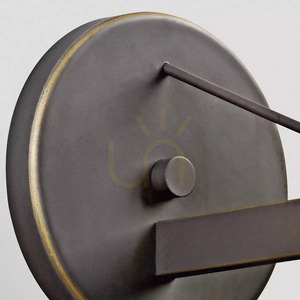 Ripley Außenwandleuchte, mittelgroß – 1 Lichtquelle – Olde Bronze, Elstead small 1
