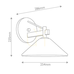 Ripley Außenwandleuchte, mittelgroß – 1 Lichtquelle – Olde Bronze, Elstead small 4