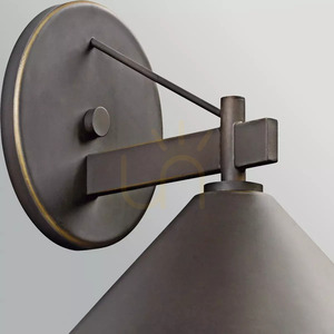 Ripley Außenwandleuchte, klein – 1 Lichtquelle – Olde Bronze, Elstead small 4