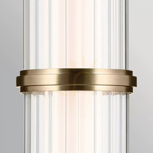 Riven LED-Pendelleuchte – Champagner-Bronze Elstead small 2